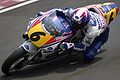 Shinichi Itoh riding his Rothmans Honda NSR500 at the 1993 Japanese Grand Prix.