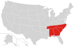 Southern Conference locations