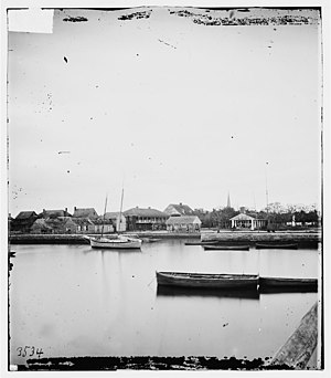 St. Augustine, Florida waterfront, 1860's