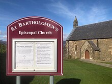 Statement at Scottish Episcopal Church in Gourock: no public services until further notice. St Bartholomew's Episcopal Church, Gourock, COVID closure.jpg