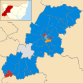 2003 results map