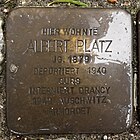 Stolperstein Albert Platz