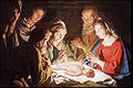 Худ. Стомер. Поклоніння пастухів. бл. 1635-40, Oil (North Carolina Museum of Art)