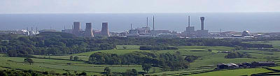 2005 view of the site, with the Calder Hall cooling towers still standing. The Irish Sea is in the background Svc3.jpg