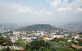 Blick nach Westen zum Park Juana Laínez