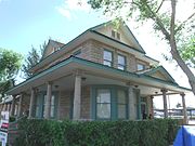 The Woolf-Cole House was built in 1910 as a residence and originally located at 9th and Myrtle Aves.. It was dismantled from it's original location and rebuilt at 150 S. Ash Ave in 1992 in Tempe's Olde Towne Square. The house is listed as "Historic" in the Tempe Historic Property Survey.