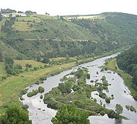 Truyère river from Chaliers