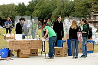 Student organizers from the Green Club at Newcomb College Institute formed a social entrepreneurship organization in 2010. Tulane University Environmental Action League, New Orleans, February 2011.jpg