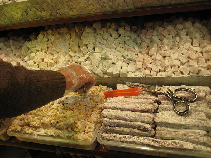 Turkish delight (lokum). From Best Street Foods in Istanbul, Turkey