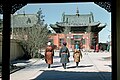 Vajradhara Temple (1841) in the center. Zuu Temple (1869) on left connected by passage built in 1945-1946.