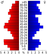 Pyramide des âges.