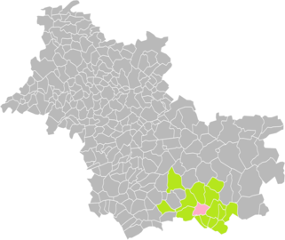 Villefranche-sur-Cher dans l'intercommunalité en 2016.