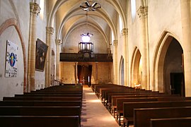 Интерьер церкви Сен-Видьян