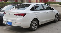 2018 Buick Excelle GT facelift rear.