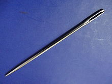 A sewing needle