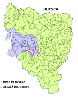 Alcalá del Obispo - Localizazion