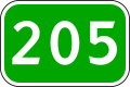 Kilometre marker (green)