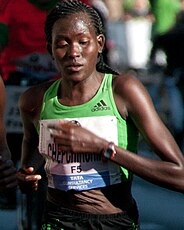 Flomena Chepchirchir die Siegerin von 2008