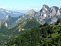 Údolí Val di Fieno těsně nad Malga Fieno