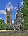 The Buxton Memorial Fountain in London (1865) commemorates the emancipation of the slaves in the British Empire in 1834.