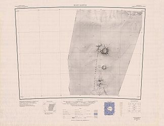 Kartenblatt mit den Boudette Peaks (unten)