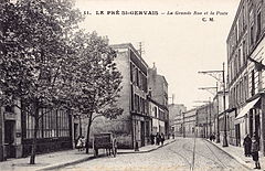 LE PRE SAINT-GERVAIS - La Grande Rue et la Poste