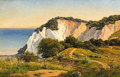 Summerday at Møns Klint (1855)