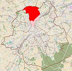 Location within Brussels