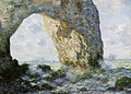 Rock Arch West of Étretat (The Manneport), 1883, Metropolitan Museum of Art, New York