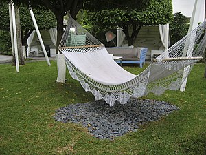 A crochet w:Hammock.