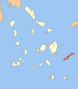 Kaart van Amorgos