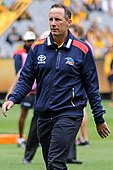 Don Pyke in 2017 as senior coach of the Adelaide, US born games record holder and first US born AFL premiership player