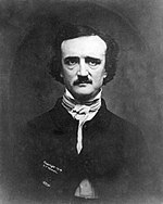 Denna daguerreotyp av Poe togs 1848 när han var 132, ett år före hans död.