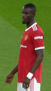 Eric Bailly för Manchester United, 2021.