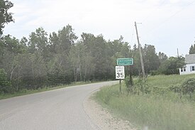 Welcome sign to Faithorn