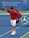 Roger Federer au tournoi de Cincinnati en 2005.