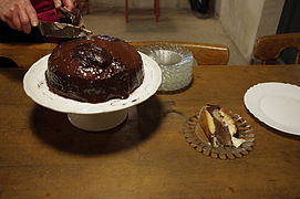 Gâteau au chocolat.