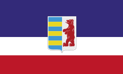 Основной вариант флага Вариант флага без герба
