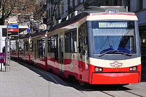 S18, bestehend aus zwei Be 4/6, in Zürich Stadelhofen