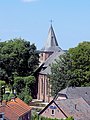 The church seen from the De Hoop (Hope) mill