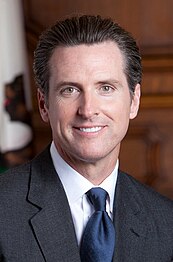 Governor Gavin Newsom from California