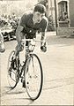 Giancarlo Martini ai campionati del mondo di Reims nel 1958