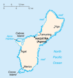 Guam - Mappa