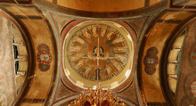 Dome of Hagia Sophia, Thessaloniki (8th century), one of the 15 UNESCO's Paleochristian and Byzantine monuments of the city Hagia Sophia Dome.png
