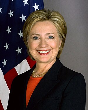 Official portrait of Secretary of State Hillar...