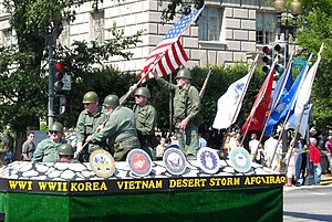 Iwo Jima Memorial reenactment at the Memorial ...