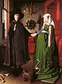 "Abielupaar Arnolfini portree". Jan Van Eyck