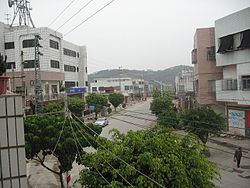 View on Huancheng Road, Lufeng City