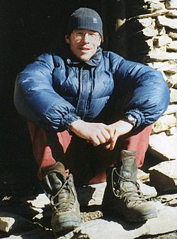 Kamil Čermák na treku v Nepálu, Vánoce 1998