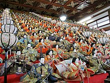 可睡斎瑞龍閣に飾られた雛人形（静岡県袋井市）